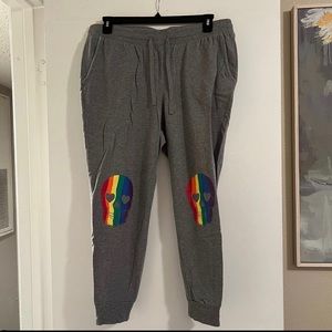 Torrid Celebrate Love gray sweats